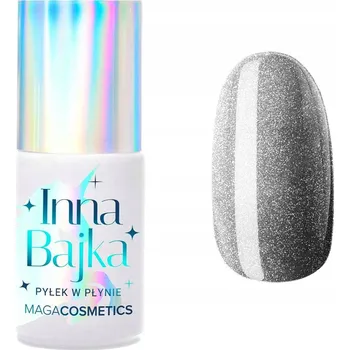 Lak na nehty Inna Bajka flash UV hybridní lak 886 Sirius stříbro