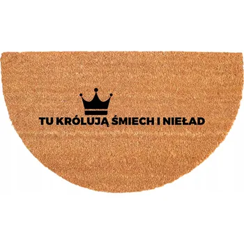 PROTISKLUZOVÁ ROHOŽKA ODOLNÁ EKOLOGICKÁ 40X70CM PŮLKRUHOVÁ KOKOSOVÁ