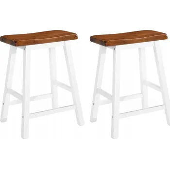 Barová židle Barová Židle Zakito Administration bílá 60 cm dřevo