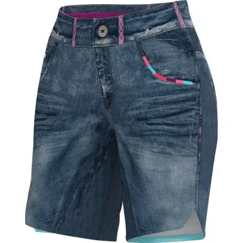 Dámské kraťasy Dámské kraťasy Crazy WONDER MAGIC - PRINT LIGHT JEANS - tmavě modrá S