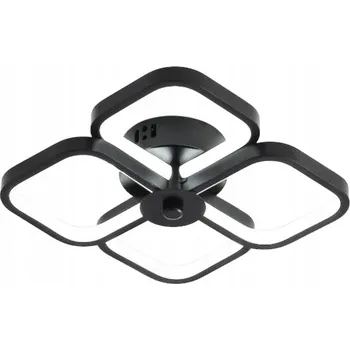 Stropní svítidlo LED ZÁVĚSNÁ STROPNÍ SVÍTIDLO LUSTR ČERNÁ MINIMALISTICKÁ NEUTRÁLNÍ