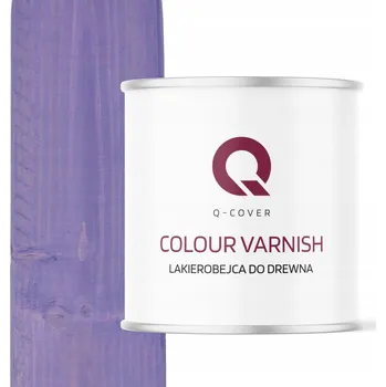 barva a nátěr na dřevo Lazura s&nbsp;lakem Q-COVER 2,5 l fialová polomatná