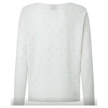 Dámský svetr Pepe Jeans Svetr PL702101 808 Bílá Regular Fit XS