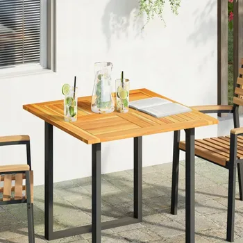 Konferenční stolek vidaXL Stolní deska 80 x 80 x 2,2 cm čtvercová masivní akáciové dřevo [4004256]