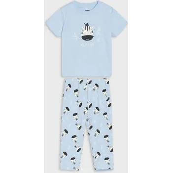 Chlapecké pyžamo Sinsay - Dvoudílné bavlněné pyžamo - modrá - 924EV-05X - 924EV-05X-86