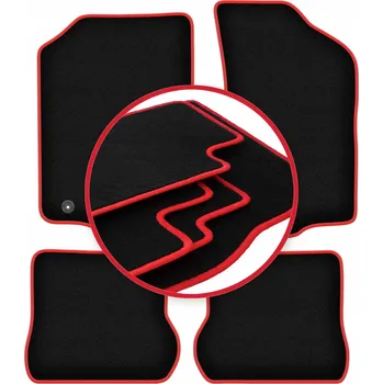 autokoberec Velurové autokoberce Wielganizator, sada 4 kusů