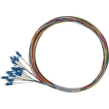Kabel Solarix pigtail LC pc, SM 09/125, 1,5m, balení 12ks barevně rozlišeno, SXPI-LC-PC-OS-1,5M-12PCK