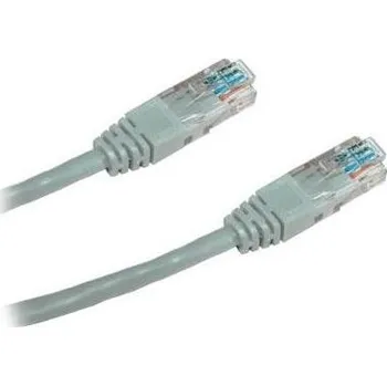 Síťový kabel DATACOM Patch kabel UTP CAT5E 10m šedý