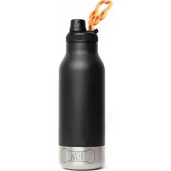 Láhev Láhev s miskami Asobu Buddy Bottle - černá