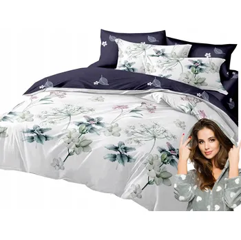 Povlečení Povlečení hřejivé 200x220 + povlaky na polštáře ČESKÁ VÝROBA 3dílné, listy, květiny