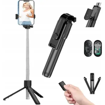Selfie tyč SELFIE TYČ STATIV TRIPOD S LED OSVĚTLENÍM A DÁLKOVÝM OVLÁDÁNÍM PRO FOTKY