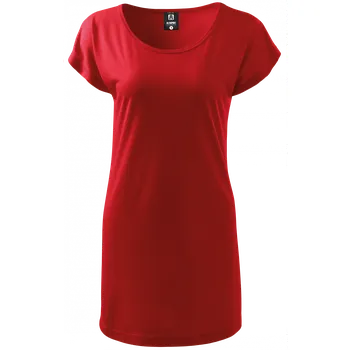 Dámská móda Dámské prodloužené triko ALTISPORT NoPrint NP/ALW321 ČERVENÁ L