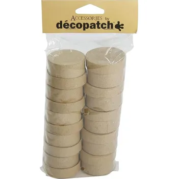 décopatch Krabičky z kartonu sada (10ks) Kruh