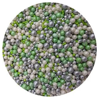 Jedlá dekorace na dort Cukrové zdobení Závan máty 80g - I LOVE CAKES