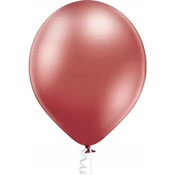 Balónek Balónky Belbal B150 17 palců, koule 43 cm, lesklé růžovo-zlaté/růžové PLN 606 - 25 ks