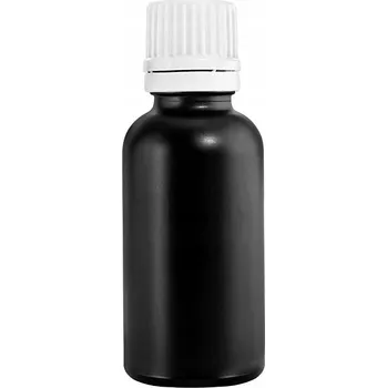 Láhev Lahvička 50 ml Černá Matná s bílým kapátkem