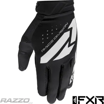 Moto rukavice Dětské rukavice FXR Youth Reflex MX Glove Black White 2025 KL