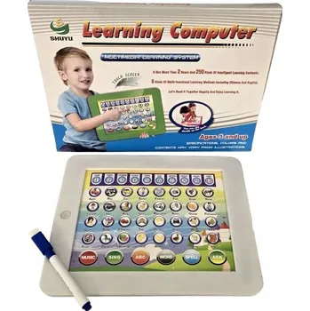 Hračka pro nejmenší SHUYU Interaktivní Tablet pro tříleté děti, výuka angličtiny, 8 funkcí