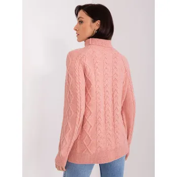 Dámský svetr Propojka AT SW 2355 2.19P tmavě růžová jedna velikost