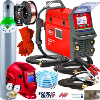 Svářečka Svářečka MIGOMAT IDEAL EXPERT MIG 210 SYNERGIA MMA TIG 200A Pájecí svařování 4T