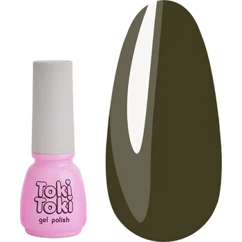 Přípravek na nehty Hybridní lak na nehty Toki-Toki Autumn Green AG03 hnědozelený 5 ml