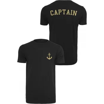 Pánské tričko Triko Mister Tee Captain - černé, 5XL