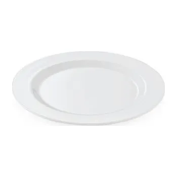 Talíř Talíř mělký 23 cm bílý melamin (12 ks)