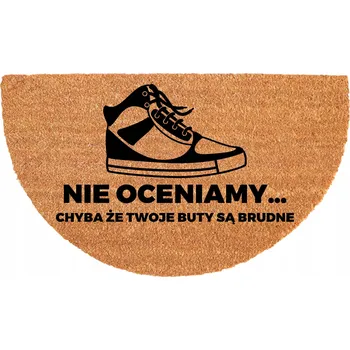 Rohožka ROHOŽKA KOKOSOVÁ ODOLNÁ PROTI SKLUZU 40X70CM PŮLKRUHOVÁ EKOLOGICKÁ