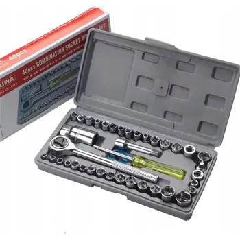 Klíč KLÍČE KOMPLET KLÍČŮ NÁSTRČNÉ KLÍČE 40 ks OCEL