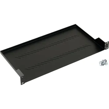 Elektroinstalační materiál Triton Polička s perforací 1U/250mm, max.nosnost 20kg