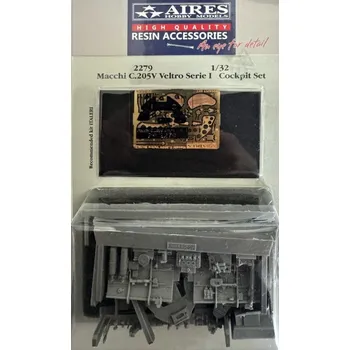 Plastikový model 1/32 Macchi C.205V serie I cockpit set (ITAL)