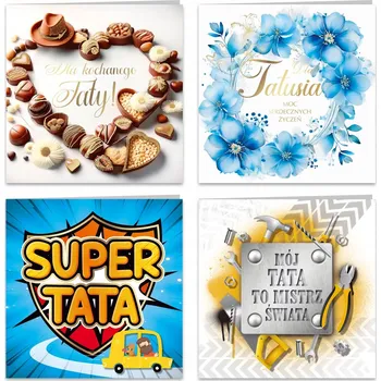 Přáníčko s obálkou ke Dni otců, památka pro tátu, tatínka, Delta Graphix