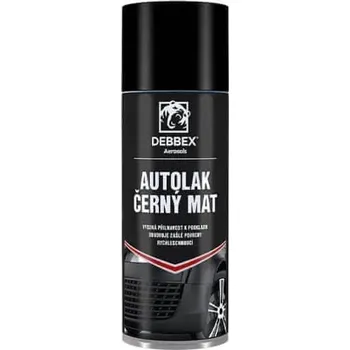 Debbex autolak černý mat 400ml
