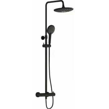 Sprchový set Sprchový systém VITRA s termostatickou baterií černá mat A4720536EXP