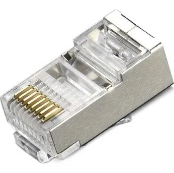 Síťový konektor XtendLan Konektor STP RJ45 CAT5e, drát, stíněný, kulatý