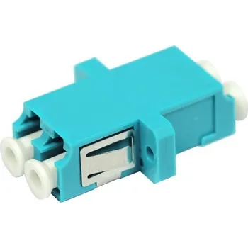 Počítač XtendLan LC-LC duplex adapter MM, OM3, azurová, do optických rozvaděčů