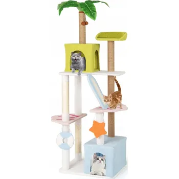 Vysoké škrabadlo Costway 161 - 220 cm