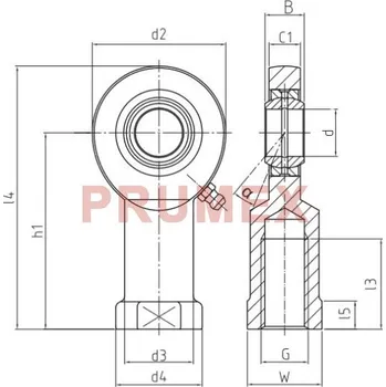 Durbal DSIL 45 ES Basic Line, kloubová hlavice