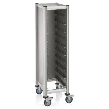 EN regálový vozík Mensa, 10 podnosů EN