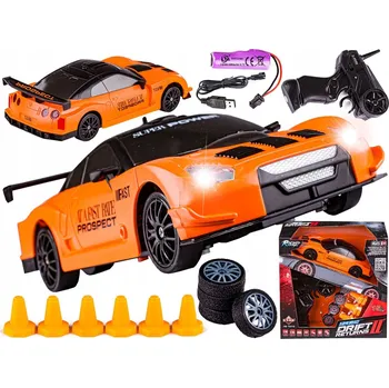 RC model auta Auto Pohon 4x4 2,4GHz GTR 1:24 Oranžová LED