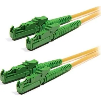 Síťový kabel XtendLan FO patch E2000/APC-E2000/APC 2m 9/125 duplex, LS0H, G.652d