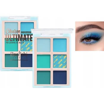 Oční stíny PALETKA OČNÍCH STÍNŮ NA LÍČENÍ 6 barev sada 3