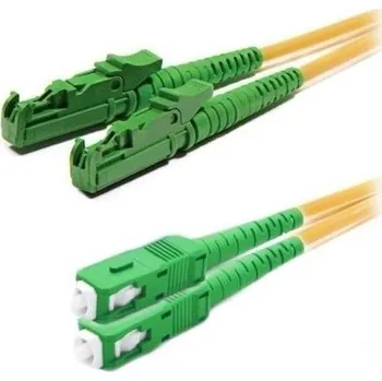 Síťový kabel XtendLan FO patch E2000/APC-SC/APC 5m 9/125 duplex, LS0H, G.652d