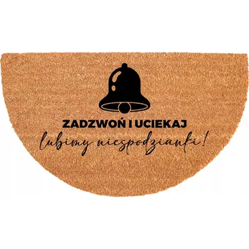 KOKOSOVÁ ROHOŽKA PROTIUKLUZOVÁ PŮLKRUHOVÁ ODOLNÁ EKOLOGICKÁ 40X70 CM