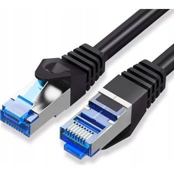 Síťový kabel Patchcord Montis S/FTP 6a RJ45 / RJ45 15 m černý