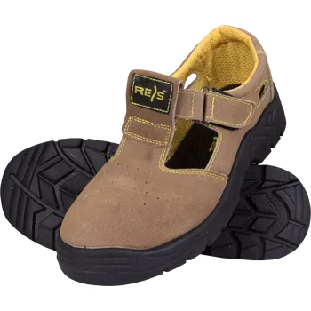 Pracovní obuv Reis YES SUN OB E FO SRC sandále Brown 36-50