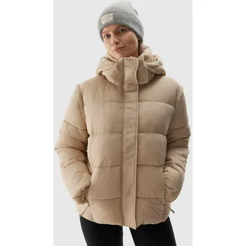 4F Dámské Dámská péřová bunda 4F Hnědá XS (2835067)