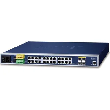 Switch Planet IGSW-24040T v4 průmyslový L3 switch, 20x1Gb, 4x1Gb SFP, 36-60VDC, -40~75°C, IP30