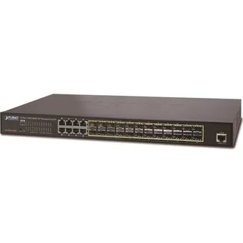 Switch Planet GS-5220-16S8CR L3 switch, 8x1Gb, 24x1Gb SFP, QoS, 2x power-in