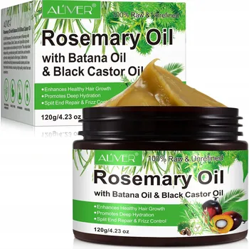 Vlasová regenerace Aliver Rosemary with Batana & Black Castor Oil Mask - maska na vlasy 120g